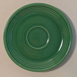Vintage Fiesta Medium Green Saucer, Homer Laughlin 1936-1959
